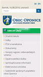 Mobile Screenshot of oponice.sk