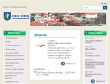 Tablet Screenshot of oponice.sk